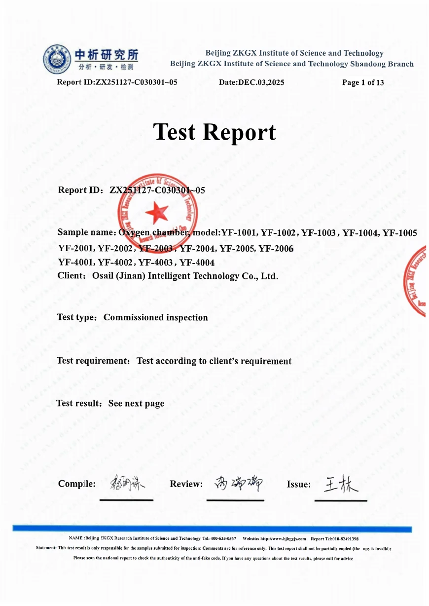 Pressure Test Report