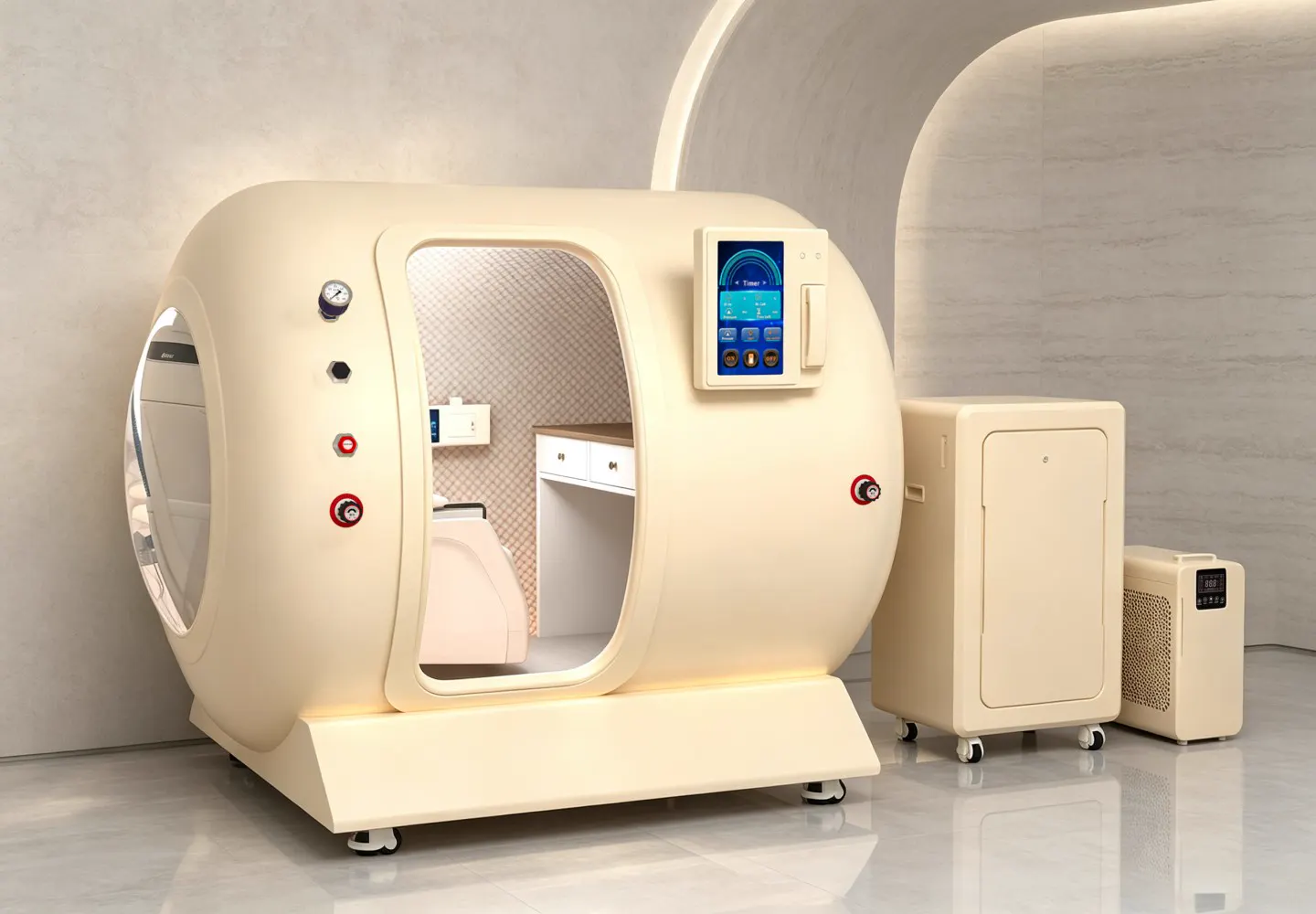 YF-1008 (BRIDGE) 1-Person Hard-Shell Hyperbaric Oxygen Chamber