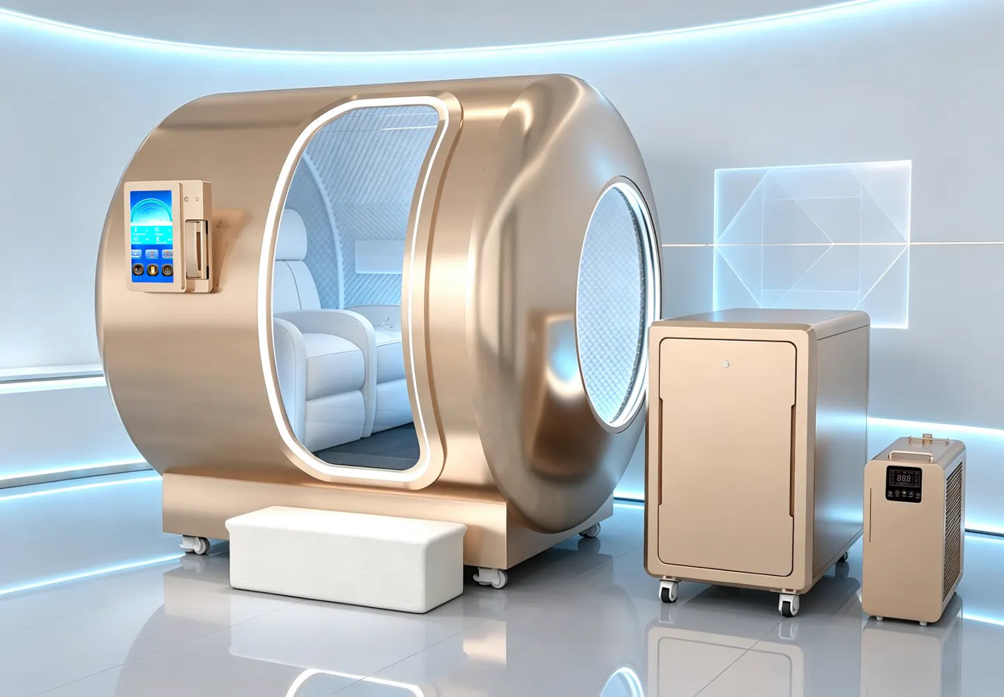 YF-2004 (BORA) 2-Person Hard-Shell Hyperbaric Oxygen Chamber
