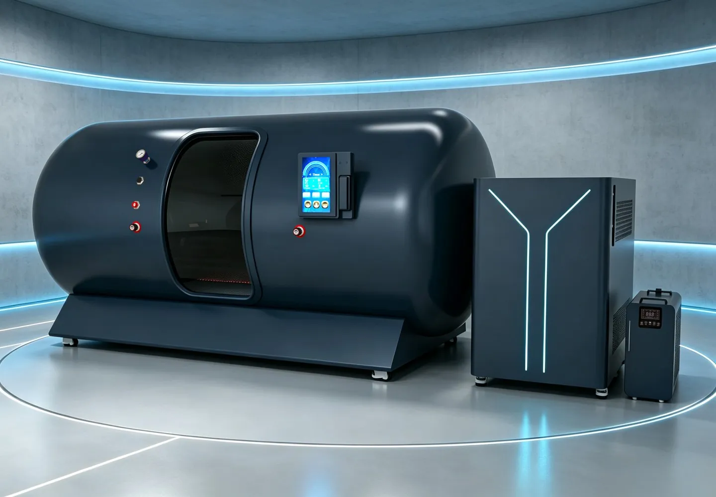 YF-4002 4-Person Hard-Shell Hyperbaric Oxygen Chamber