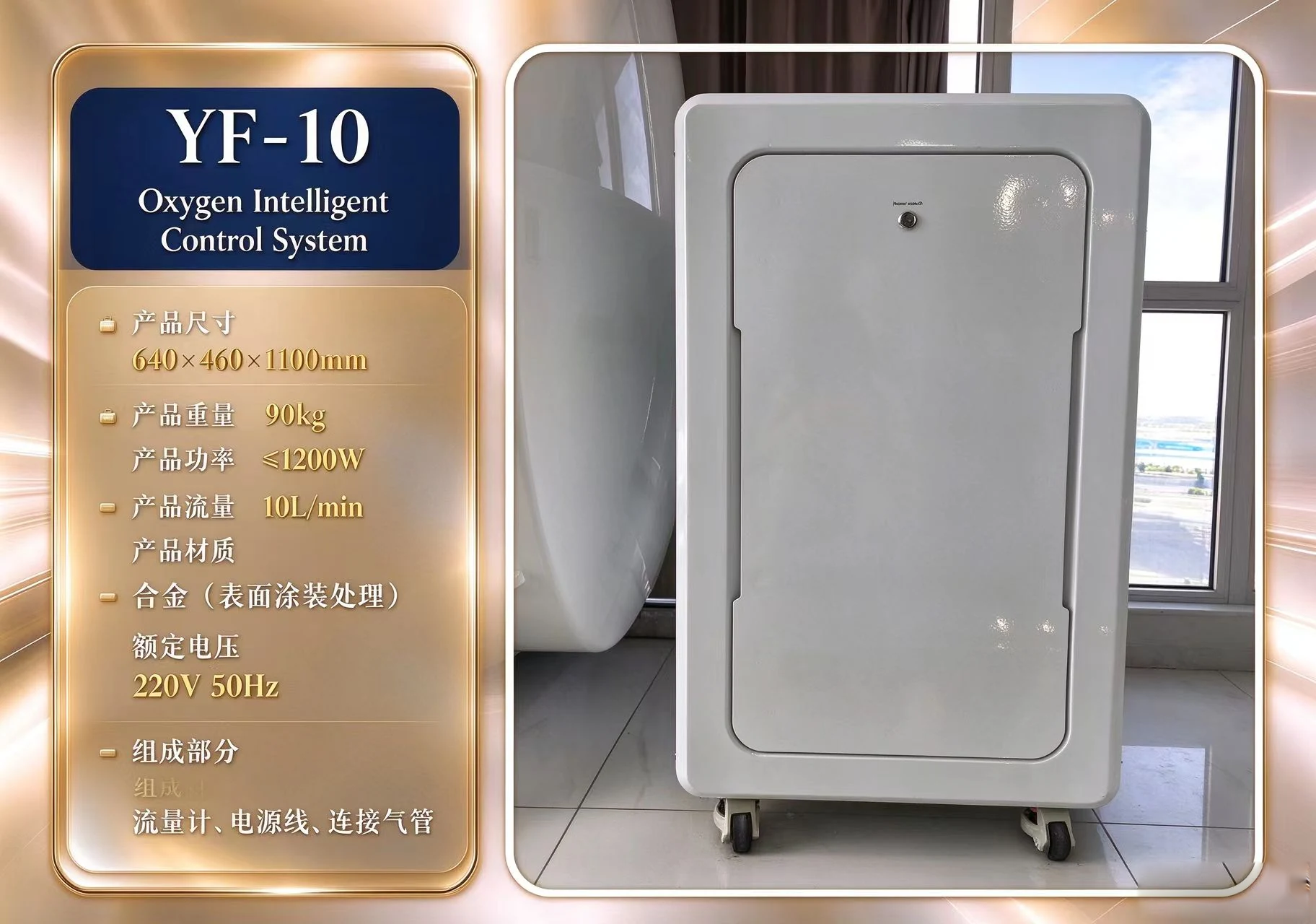 YF-10 oxygen generator and control system