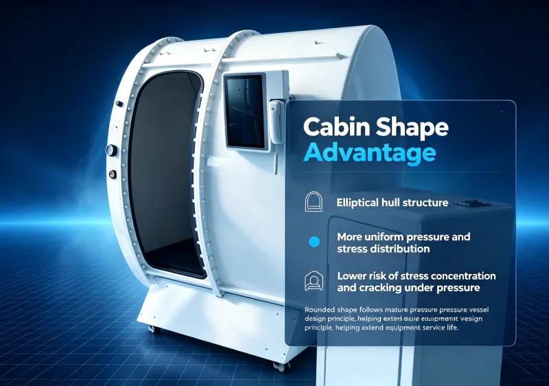 Rounded chamber structure