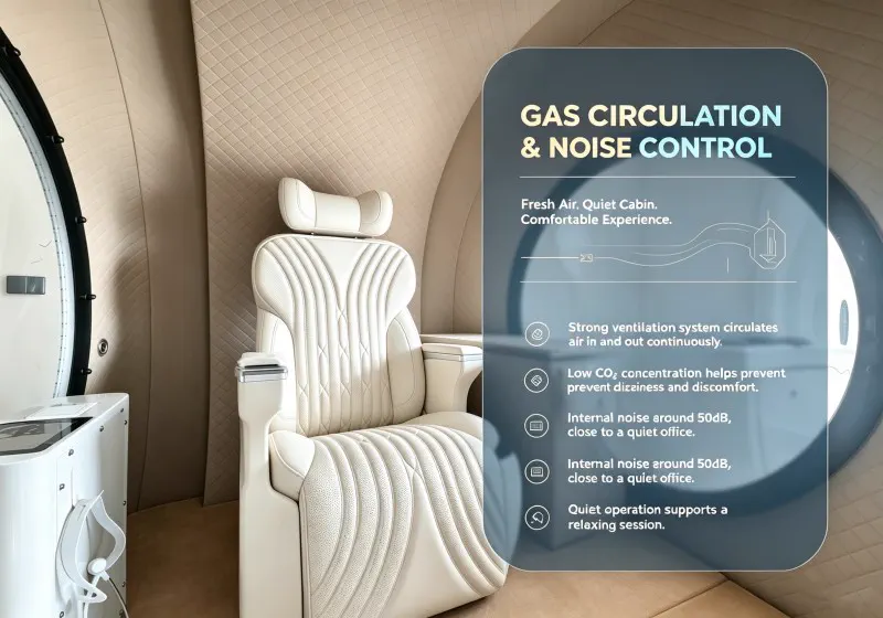 Gas circulation and noise control