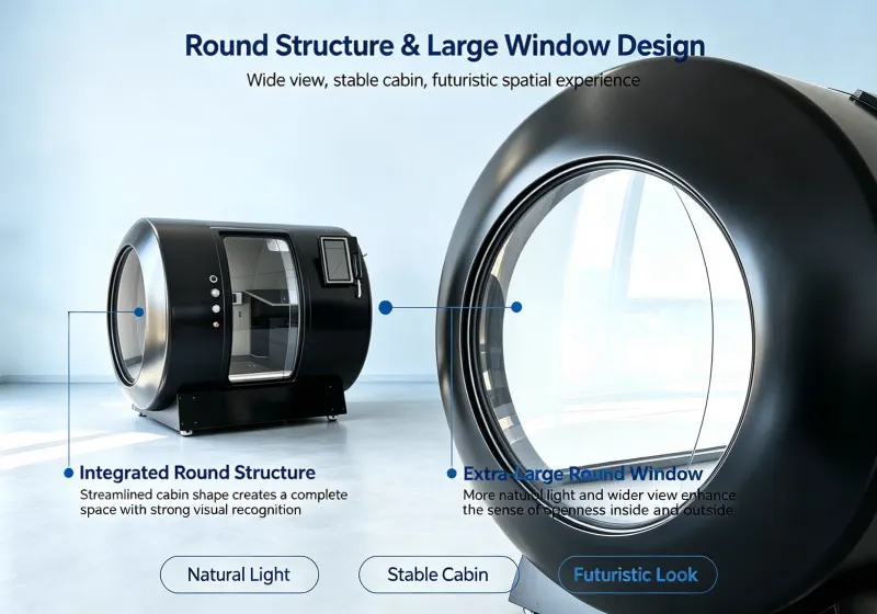Rounded chamber structure