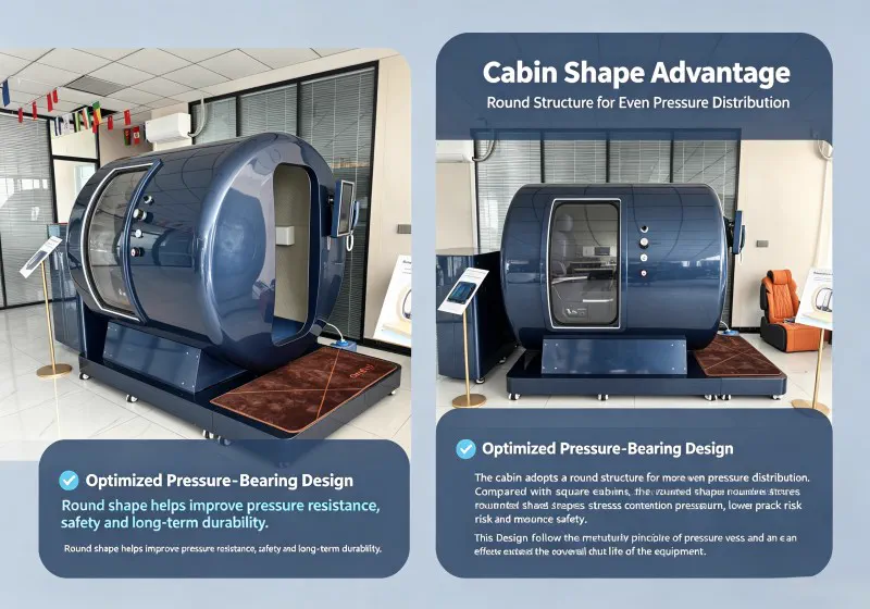 Rounded chamber structure