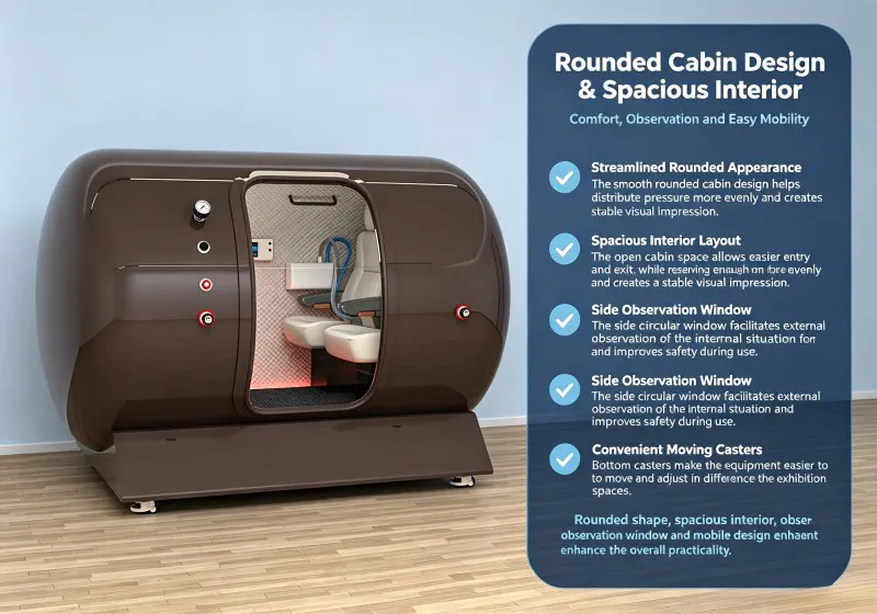 Spacious cabin interior