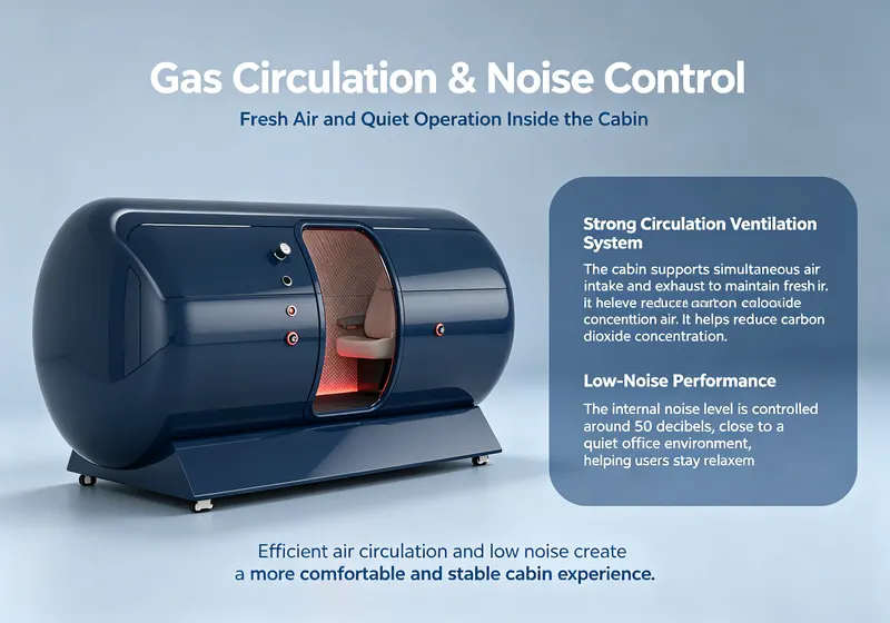 Gas circulation and noise control
